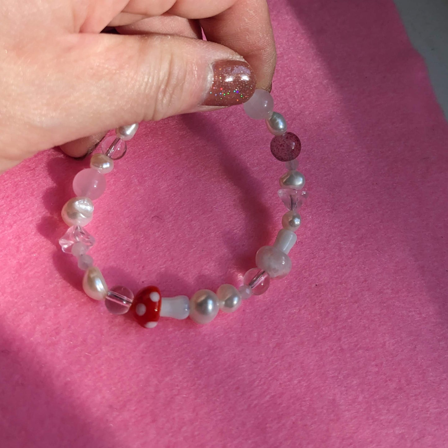 Enchanted Forest Pearl Bracelet