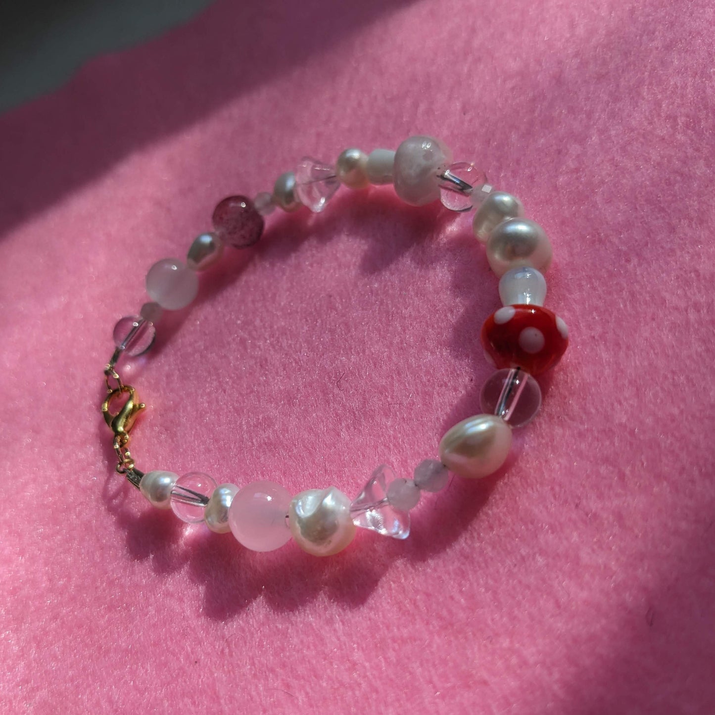 Enchanted Forest Pearl Bracelet