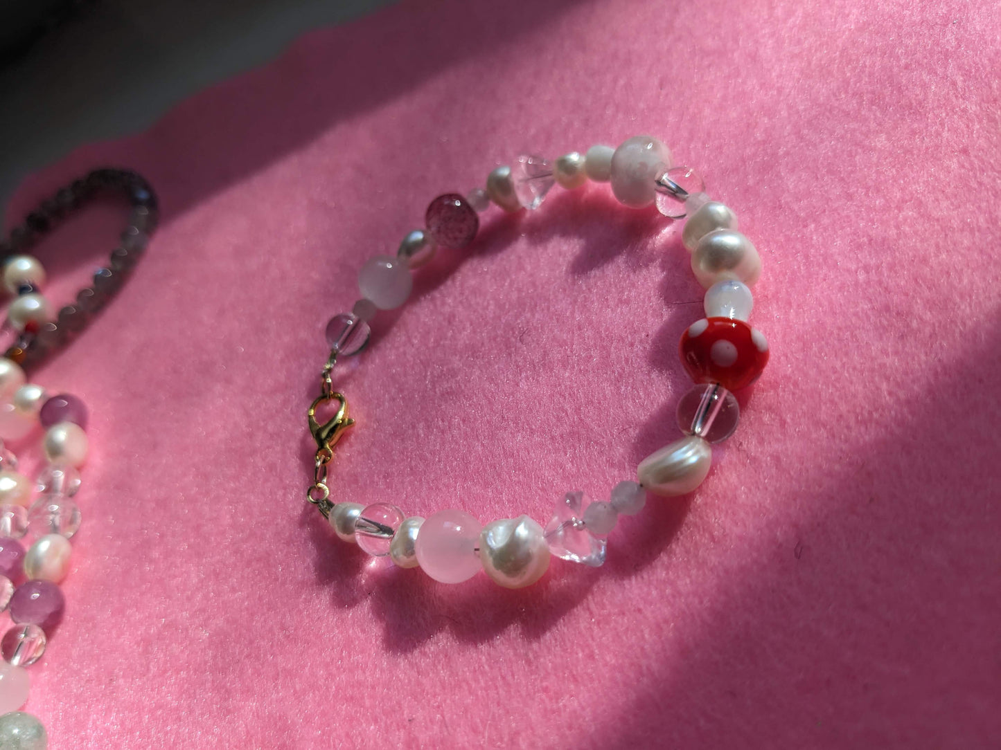 Enchanted Forest Pearl Bracelet